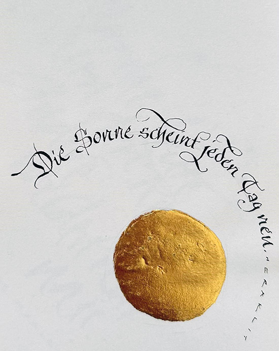 Kurs im Atelier boesner in Unterentfelden mit Annikki Rigendinger