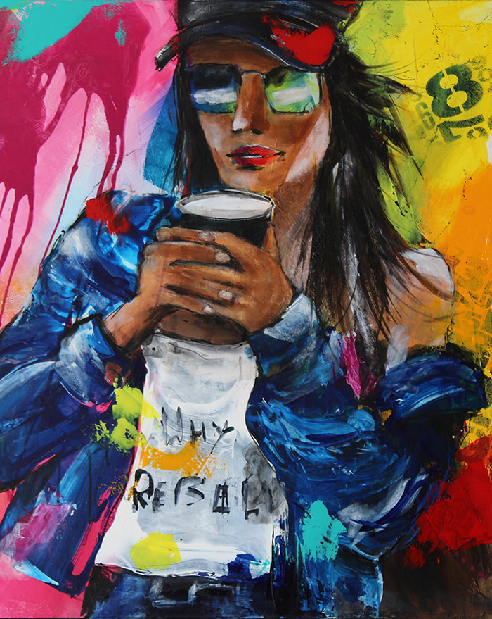 Kurs im Atelier boesner in Aarberg mit Belinda Vaqué