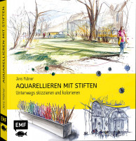 Aquarellieren mit Stiften (Jens Hübner) | EMF Vlg.
