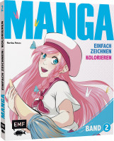 Manga – Einfach zeichnen und kolorieren, Band 2 (Martina Peters) | Edition Michael Fischer