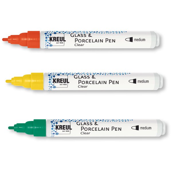 Kreul Glass & Porcelain Pen Clear Glas-/Porzellanmalstift
