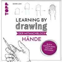 Learning by Drawing – Der Mitmach-Block Hände (Georg Lesk) | frechverlag