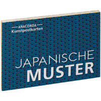 Japanische Muster | Kunstpostkarten | Anaconda 2025