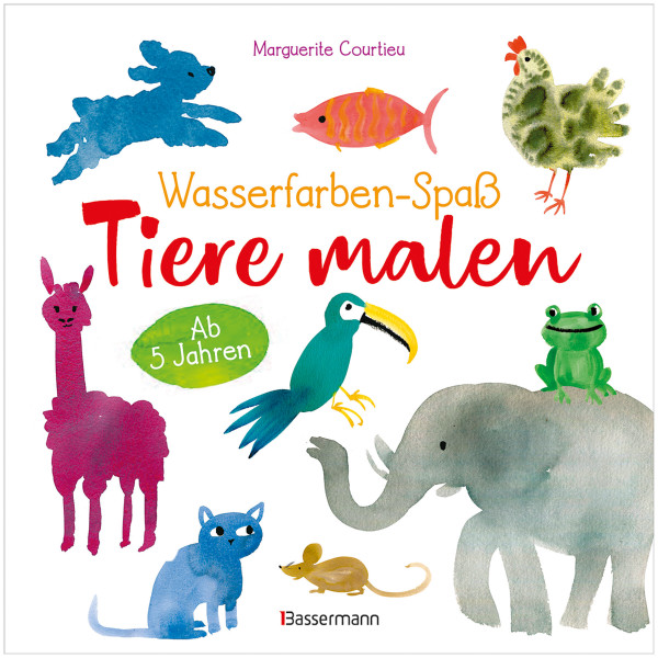 Bassermann Verlag Wasserfarben-Spaß: Tiere malen