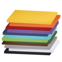 12-farbig sortiertes Sortiment | boesner Farbiger Tonkarton