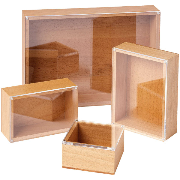 boesner Fotorahmen/Präsentationsbox mit magnetischem Acrylglas-Deckel