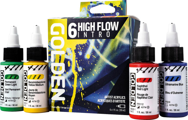 Golden High Flow Acrylfarben Intro-Set
