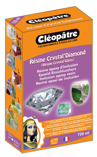 Cléopâtre Résine Crystal‘ Diamond