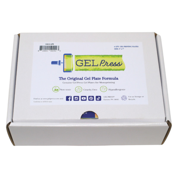 Gel Press Gel-Druckplatten-Set