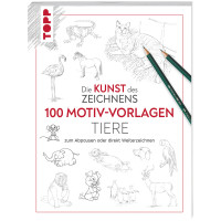 100 Motiv-Vorlagen Tiere | Kunst des Zeichnens | frechverlag 2025