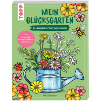Mein Glücksgarten | Ausmalbuch für Senioren | Mila Dierksen | frechverlag 2025