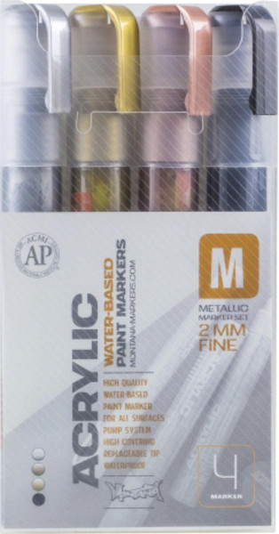Montana Acrylic Marker Metallic-Set