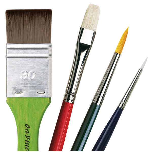 da Vinci Acrylmalpinsel-Set für Einsteiger