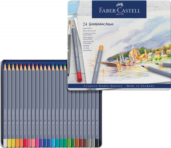 Faber-Castell Goldfaber Farb- und Aquarellstift-Set