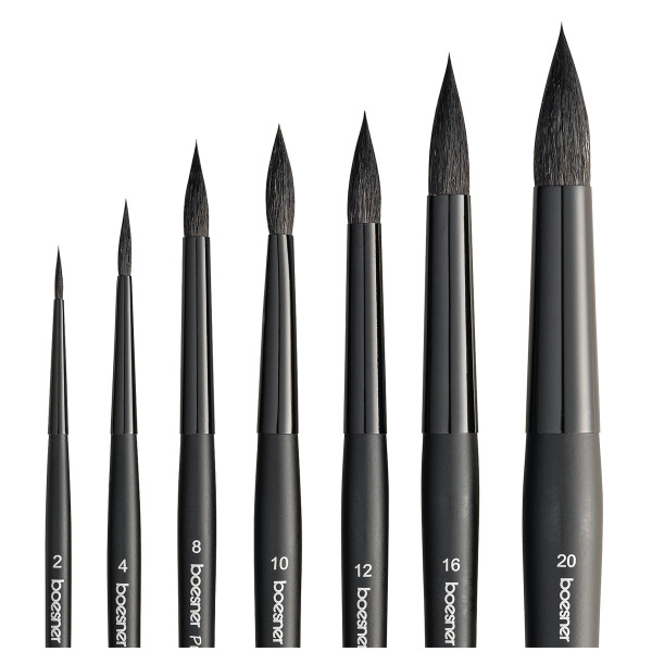 boesner Professional Black Aquarellpinsel