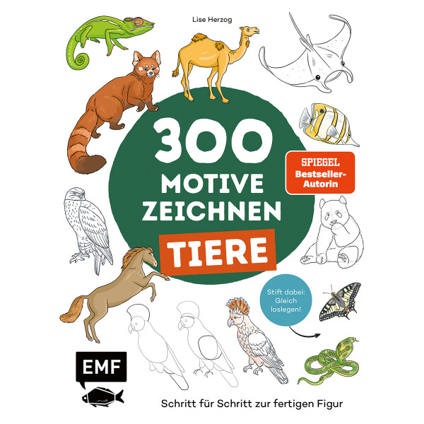 Edition Michael Fischer 300 Motive zeichnen – Tiere