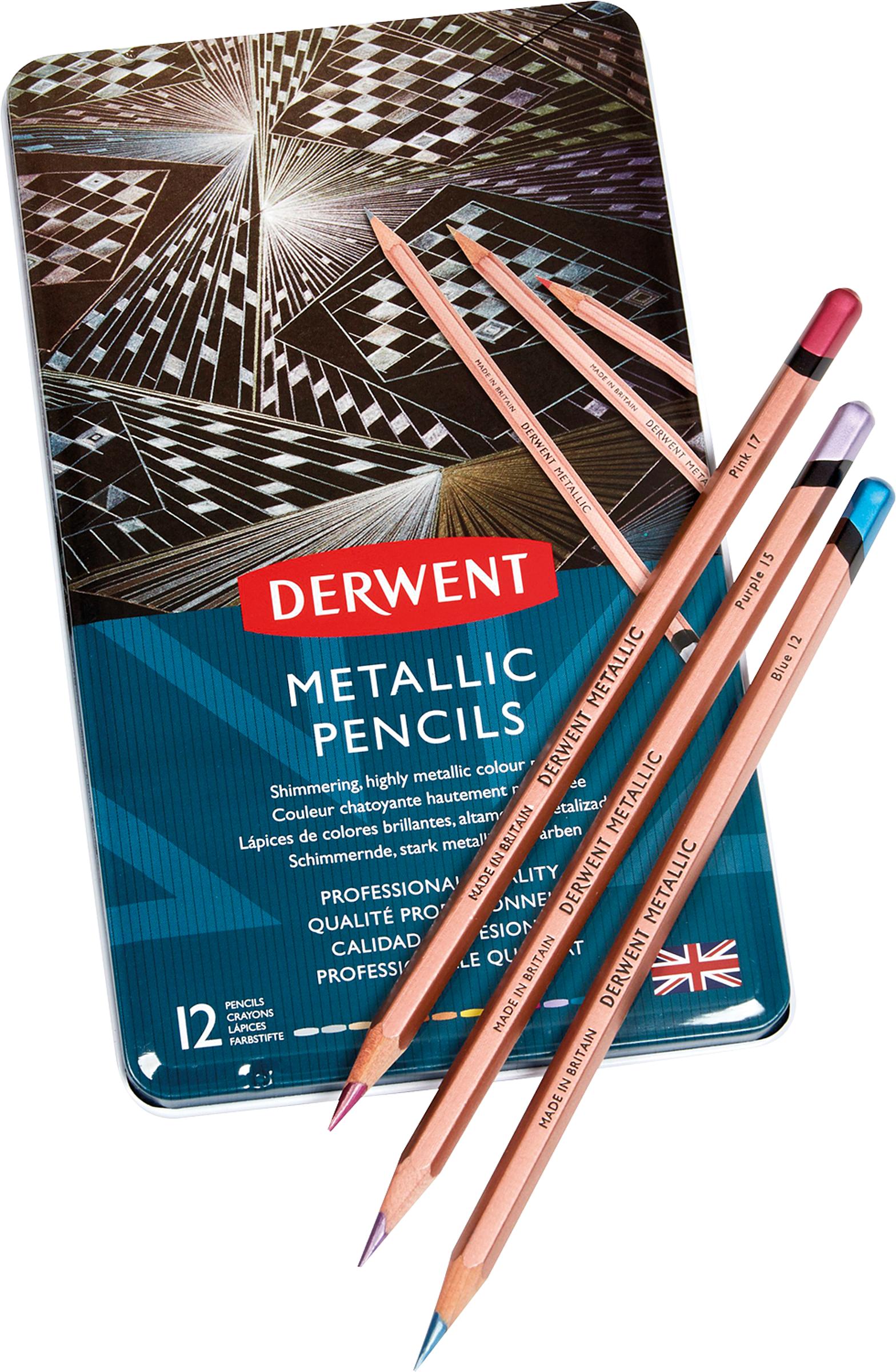 Derwent Metallic PencilsSet boesner Professionelle