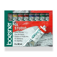 boesner Öl Studio-Set | 8x 60 ml