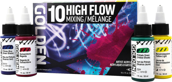 Golden High Flow Acrylfarben Mixing-Set