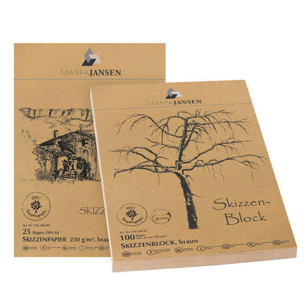 MARPA JANSEN Altpapier-Skizzenblock