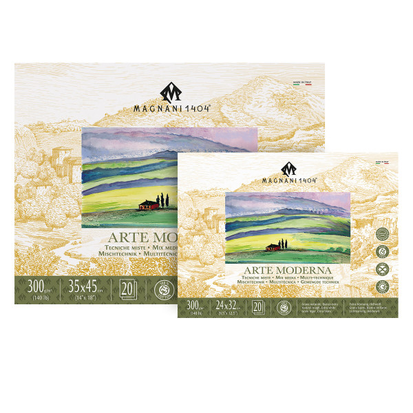 Magnani 1404® Arte Moderna Zeichenpapier-Block
