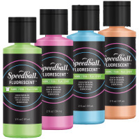Speedball Fabric Screen Printing Ink Fluo-Set