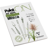 Misca – weiß, natürlich gekörnt | Clairefontaine Paint On Multitechnik-Papier