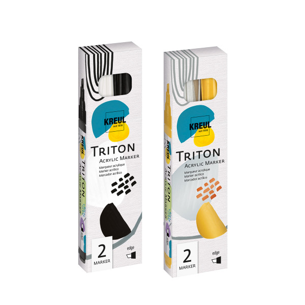 Kreul Triton Acrylic Marker edge, 2er-Set
