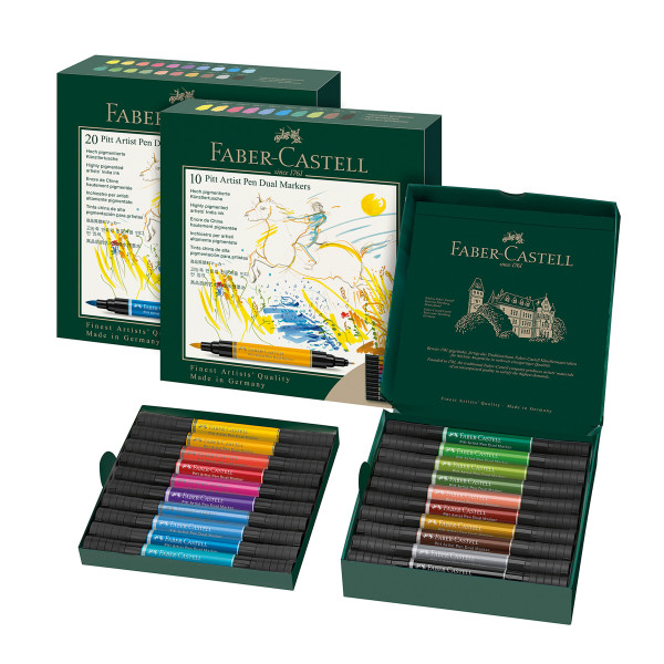 Faber-Castell Pitt Artist Pen Dual Marker-Set