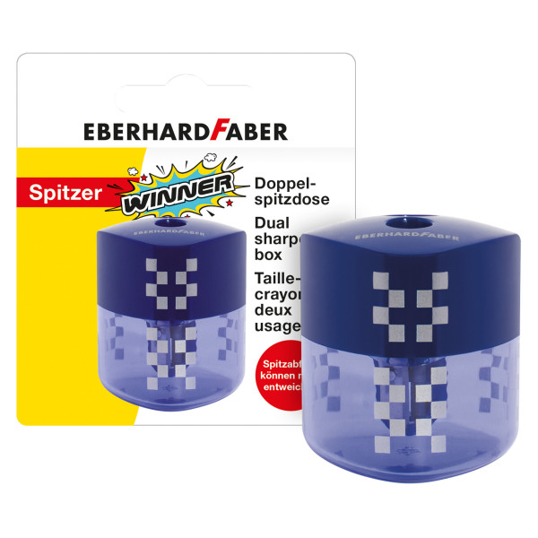 Eberhard Faber Winner Doppelspitzdose blau