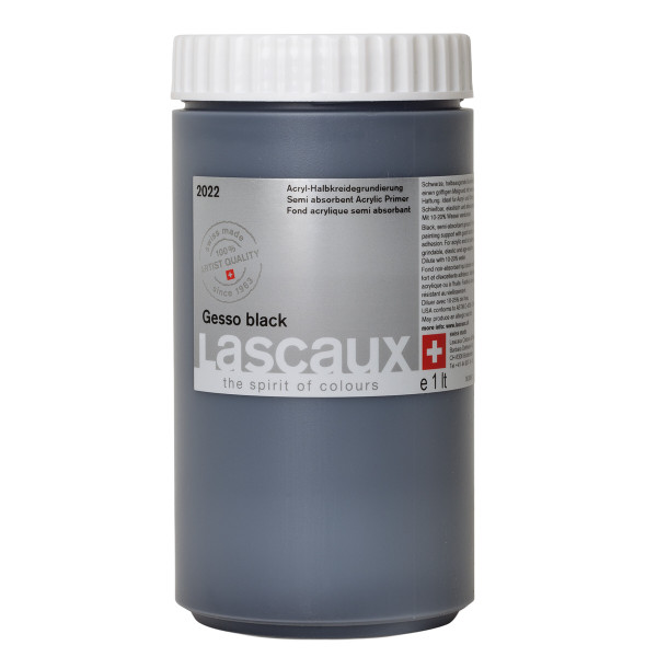 Lascaux Gesso black