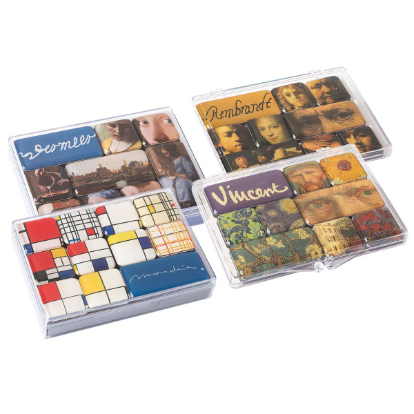 Lanzfeld Editions Mini-Magnete-Set mit Kunstmotiv