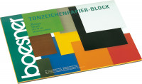 Block mit 25 Blatt, 10-farbig | boesner Tonzeichenpapier