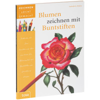 Blumen zeichnen mit Buntstiften | Cynthia Knox | Tosa