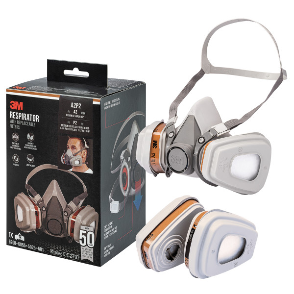 3M 6002KIT-1 Atemschutzmaske