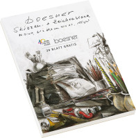 BEST-OF_2023: boesner Skizzen-/Zeichenblock | DIN A4 + 30 Blatt gratis