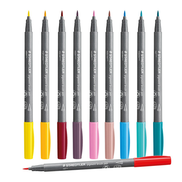 Staedtler Pigment Brush Pen Fasermaler