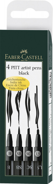Faber-Castell Pitt Artist Pen Tuschestift-Set