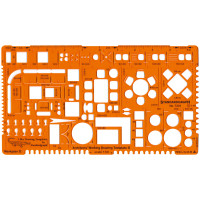 Standardgraph ﻿﻿Architekt-Werkplanschablone II