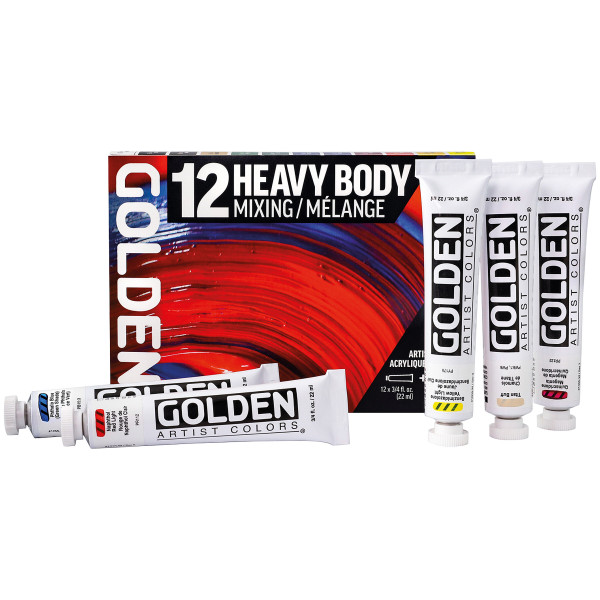 Golden Heavy Body Acrylfarben Mixing-Set