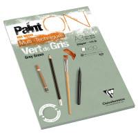 Vert de Gris – graugrün, rau | Clairefontaine Paint On Multitechnik-Papier