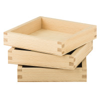 MONAT_2026-05_Jul: Casani Holzkörper, 3 cm | 3x 15 x 15 cm